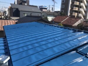 福岡県　春日市　屋根塗装工事　施工後