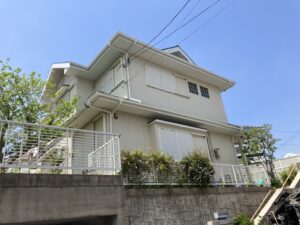 佐賀県　基山町　外壁・屋根塗装工事　足場解体後
