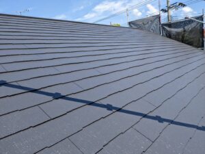 福岡県　筑紫野市　屋根塗装工事　完了