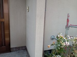 朝倉市　モルタル　外壁塗装　施工前