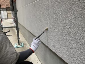 福岡県　戸建て住宅　ALC外壁　シーリング工事　プライマー塗布