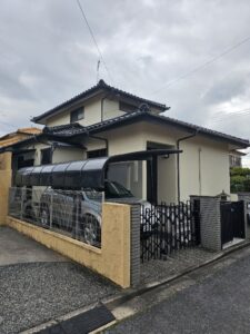 福岡県　福津市　O様邸　外壁塗装工事　施工前