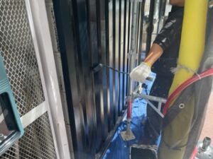 福岡県外壁塗装工事　パーフェクトトップ２回目